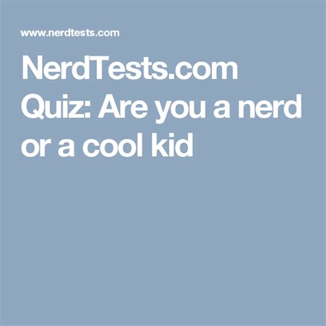 nerdtests|are you a nerd quiz.